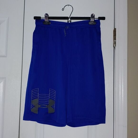 Under Armour loose royal blue shorts with drawstring - Picture 1 of 4